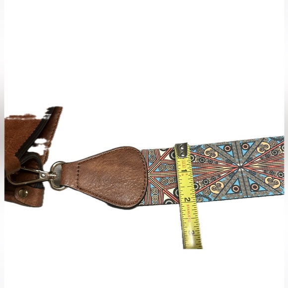 HKCLUF Crossbody Women’s Vegan Leather Hobo Bag 2‎ Adjustable Guitar Straps - Picture 11 of 16